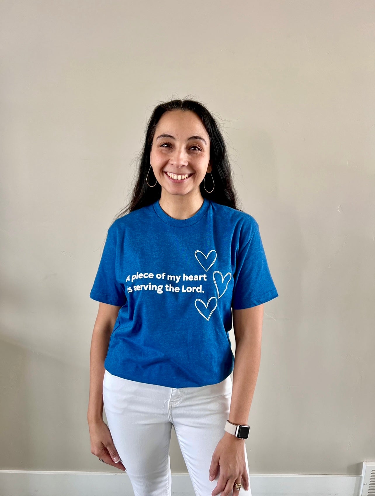 A piece of my heart is serving the Lord - T-shirt