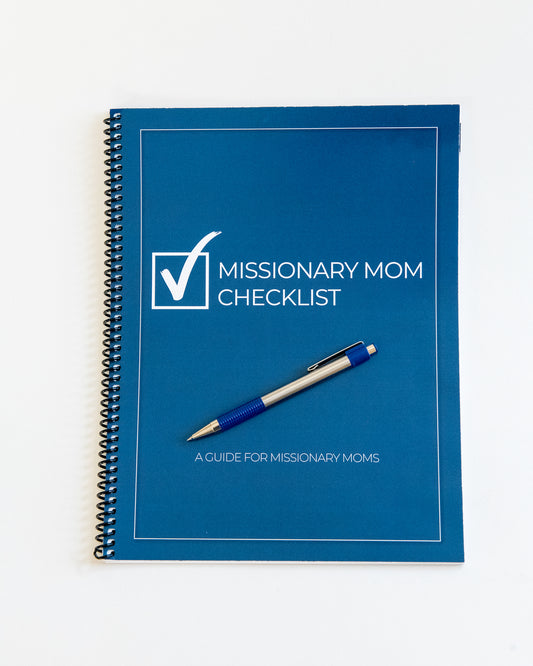 Missionary Mom Checklist (physical notebook)
